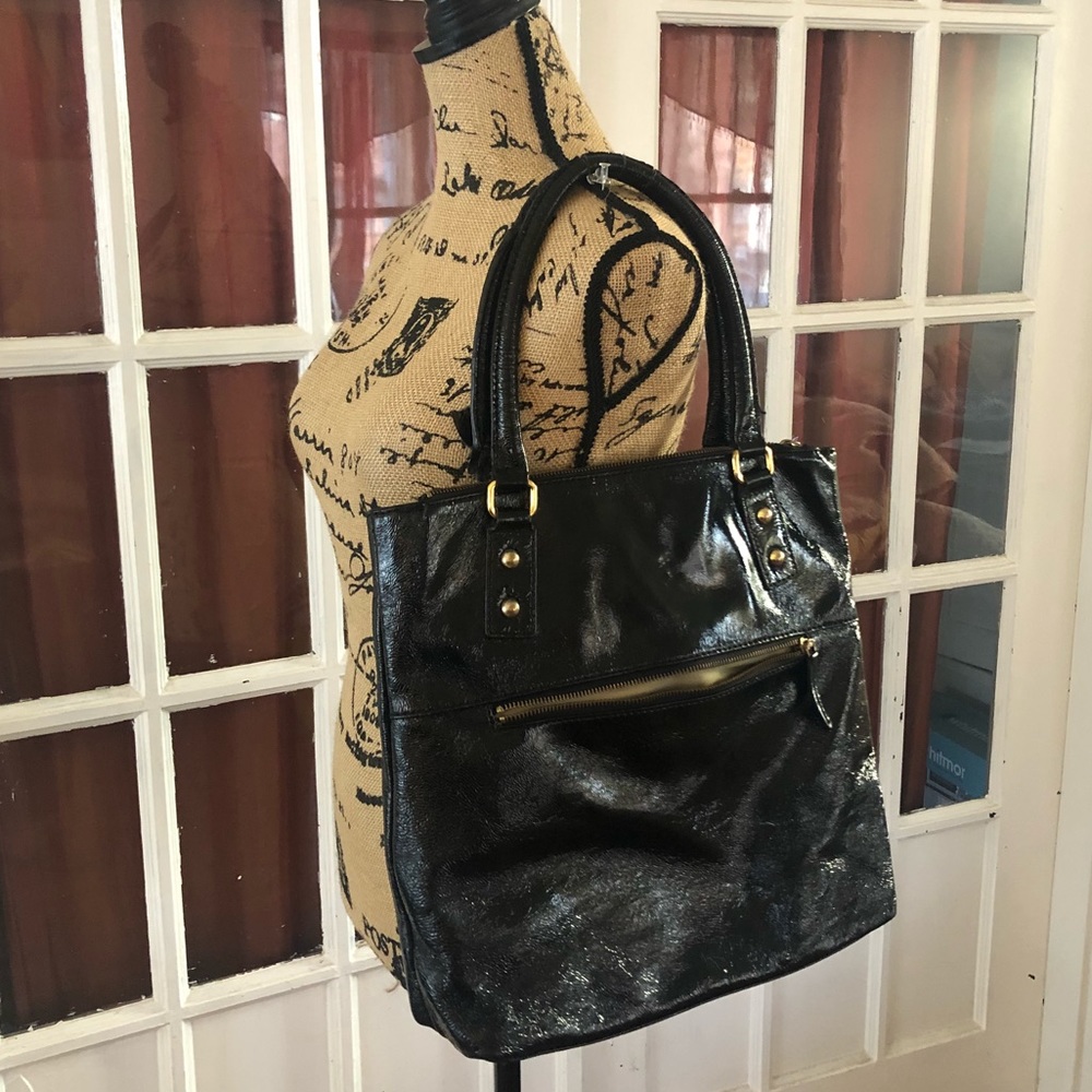 JCrew patent leather purse